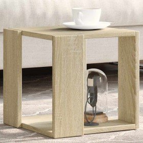 Mesa de centro madera de ingeniería roble Sonoma 32x32x30 cm en Mesas de centro | Comprar online en Foru.es