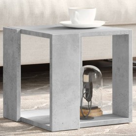 Mesa de centro madera de ingeniería gris hormigón 32x32x30 cm en Mesas de centro | Comprar online en Foru.es