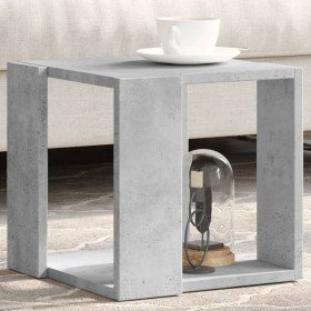 Mesa de centro madera de ingeniería gris hormigón 32x32x30 cm en Mesas de centro | Comprar online en Foru.es
