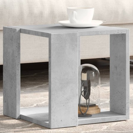 Mesa de centro madera de ingeniería gris hormigón 32x32x30 cm en Mesas de centro | Comprar online en Foru.es