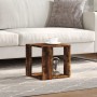 Mesa de centro madera de ingeniería roble ahumado 32x32x30 cm en Mesas de centro | Comprar online en Foru.es