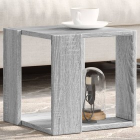 Mesa de centro madera de ingeniería gris Sonoma 32x32x30 cm en Mesas de centro | Comprar online en Foru.es