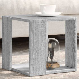 Mesa de centro madera de ingeniería gris Sonoma 32x32x30 cm en Mesas de centro | Comprar online en Foru.es