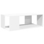 Mesa de centro madera de ingeniería blanca 89,5x48x30 cm en Mesas de centro | Comprar online en Foru.es