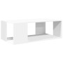 Mesa de centro madera de ingeniería blanca 89,5x48x30 cm en Mesas de centro | Comprar online en Foru.es