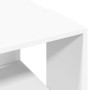 Mesa de centro madera de ingeniería blanca 89,5x48x30 cm en Mesas de centro | Comprar online en Foru.es