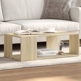Mesa de centro madera de ingeniería roble Sonoma 89,5x48x30 cm en Mesas de centro | Comprar online en Foru.es