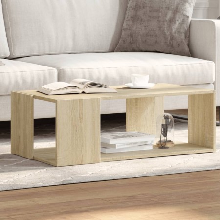 Mesa de centro madera de ingeniería roble Sonoma 89,5x48x30 cm en Mesas de centro | Comprar online en Foru.es