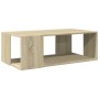 Mesa de centro madera de ingeniería roble Sonoma 89,5x48x30 cm en Mesas de centro | Comprar online en Foru.es