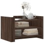 Mesa de centro de madera de ingeniería marrón roble 80x50x50 cm en Mesas de centro | Comprar online en Foru.es