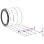 Tira de cortina para puertas PVC transparente 200x1,6 mm 25 m de vidaXL, Cortinas y visillos - Ref: Foro24-153861, Precio: 80...