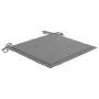 Sillas de jardín 3 uds con cojines grises madera de teca de vidaXL, Sillas de jardín - Ref: Foro24-3062515, Precio: 233,74 €,...