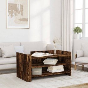 Mesa de centro madera de ingeniería roble ahumado 100x50x50 cm en Mesas de centro | Comprar online en Foru.es