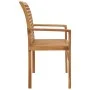 Banco de jardín madera maciza de teca y cojín azul claro 112 cm de vidaXL, Bancos de jardín - Ref: Foro24-3062668, Precio: 15...