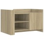 Mesa de centro madera de ingeniería roble Sonoma 80x50x50 cm en Mesas de centro | Comprar online en Foru.es