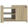 Mesa de centro madera de ingeniería roble Sonoma 80x50x50 cm en Mesas de centro | Comprar online en Foru.es