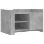 Mesa de centro madera de ingeniería gris hormigón 80x50x50 cm en Mesas de centro | Comprar online en Foru.es