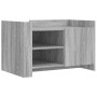 Mesa de centro de madera de ingeniería gris Sonoma 80x50x50 cm en Mesas de centro | Comprar online en Foru.es