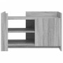 Mesa de centro de madera de ingeniería gris Sonoma 80x50x50 cm en Mesas de centro | Comprar online en Foru.es