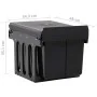 Cubo de basura extraíble en armario de cocina cierre suave 48 L de vidaXL, Cubos de la basura y papeleras - Ref: Foro24-51182...