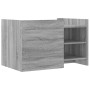 Mesa de centro de madera de ingeniería gris Sonoma 80x50x50 cm en Mesas de centro | Comprar online en Foru.es