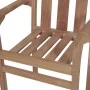 Sillas de jardín 2 uds con cojines antracita madera de teca de vidaXL, Sillas de jardín - Ref: Foro24-3062208, Precio: 261,08...