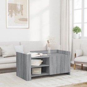 Mesa de centro madera de ingeniería gris Sonoma 100x50x50 cm en Mesas de centro | Comprar online en Foru.es