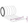 Tira de cortina para puertas PVC transparente 300x2,6 mm 10 m de vidaXL, Cortinas y visillos - Ref: Foro24-153863, Precio: 60...