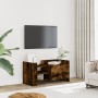 Mueble de TV madera de ingeniería roble ahumado 80x35x40 cm en Muebles TV | Comprar online en Foru.es