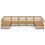 Juego de muebles de jardín 7 piezas madera maciza de pino en Conjuntos de jardín | Comprar online en Foru.es