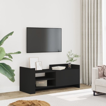 Mueble para TV madera contrachapada negra 100x35x40 cm en Muebles TV | Comprar online en Foru.es