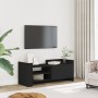 Mueble para TV madera contrachapada negra 100x35x40 cm en Muebles TV | Comprar online en Foru.es