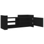 Mueble para TV madera contrachapada negra 100x35x40 cm en Muebles TV | Comprar online en Foru.es