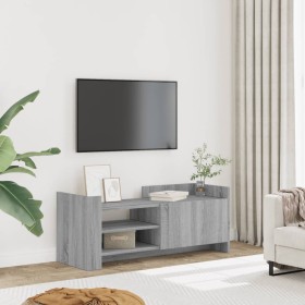 Mueble de TV madera contrachapada gris Sonoma 100x35x40 cm en Muebles TV | Comprar online en Foru.es