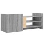 Mueble de TV madera contrachapada gris Sonoma 100x35x40 cm en Muebles TV | Comprar online en Foru.es