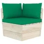 Sofá de palets de jardín 4 plazas con cojines madera de abeto de vidaXL, Conjuntos de jardín - Ref: Foro24-3063449, Precio: 3...