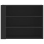 Armario de pared madera de ingeniería negro 75x35x60 cm en Estanterías | Comprar online en Foru.es