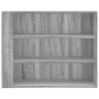 Armario de pared madera de ingeniería gris Sonoma 75x35x60 cm en Estanterías | Comprar online en Foru.es