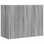 Armario de pared madera de ingeniería gris Sonoma 75x35x60 cm en Estanterías | Comprar online en Foru.es