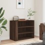 Armario de pared madera de ingeniería marrón roble 75x35x60 cm en Estanterías | Comprar online en Foru.es
