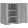 Armario de pared madera de ingeniería gris Sonoma 75x35x60 cm en Estanterías | Comprar online en Foru.es