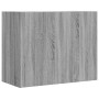 Armario de pared madera de ingeniería gris Sonoma 75x35x60 cm en Estanterías | Comprar online en Foru.es