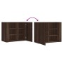 Armario de pared madera de ingeniería marrón roble 75x35x60 cm en Estanterías | Comprar online en Foru.es