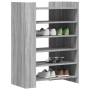 Mueble zapatero madera ingeniería gris Sonoma 74,5x37,5x100 cm en Zapateros y organizadores de calzado | Comprar online en Foru.
