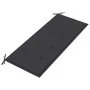 Banco de jardín plegable con cojín bambú 118 cm de vidaXL, Bancos de jardín - Ref: Foro24-3063849, Precio: 81,80 €, Descuento: %