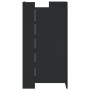 Mueble zapatero madera de ingeniería negro 52x37,5x100 cm en Zapateros y organizadores de calzado | Comprar online en Foru.es