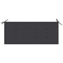 Banco de jardín plegable con cojín bambú 118 cm de vidaXL, Bancos de jardín - Ref: Foro24-3063849, Precio: 81,58 €, Descuento: %