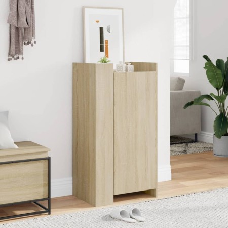 Mueble zapatero madera ingeniería roble Sonoma 52x37,5x100 cm en Zapateros y organizadores de calzado | Comprar online en Foru.e