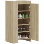 Mueble zapatero madera ingeniería roble Sonoma 52x37,5x100 cm en Zapateros y organizadores de calzado | Comprar online en Foru.e