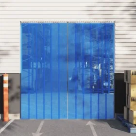Tira de cortina para puertas PVC azul 200x1,6 mm 50 m de vidaXL, Cortinas y visillos - Ref: Foro24-153872, Precio: 138,48 €, ...
